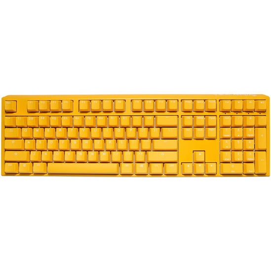 Ducky One 3 - Gul Ducky - Fullstorlek - Körsbärsbrun