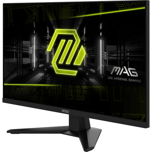 MSI MAG 274F – 27″ gamingskærm, 1920 × 1080, 200 Hz – forside set skråt fra højre