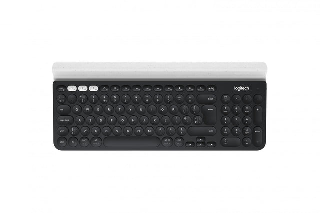 Logitech - K780 Multi-Device Wireless Keyboard, Grey/White (Nordic) Logitech