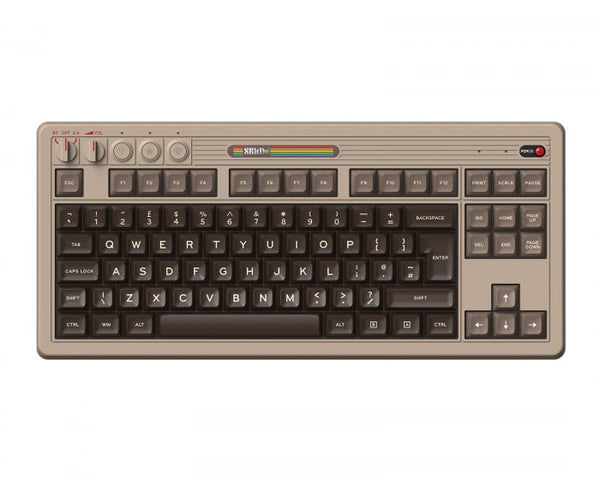 8BitDo Retro 87 Mechanical Keyboard C64 Edition ISO UK