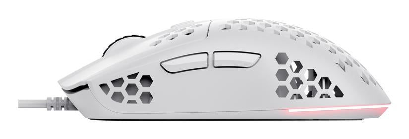 TRUST GXT928W HELOX LÄTTVIKTSMUS - VIT