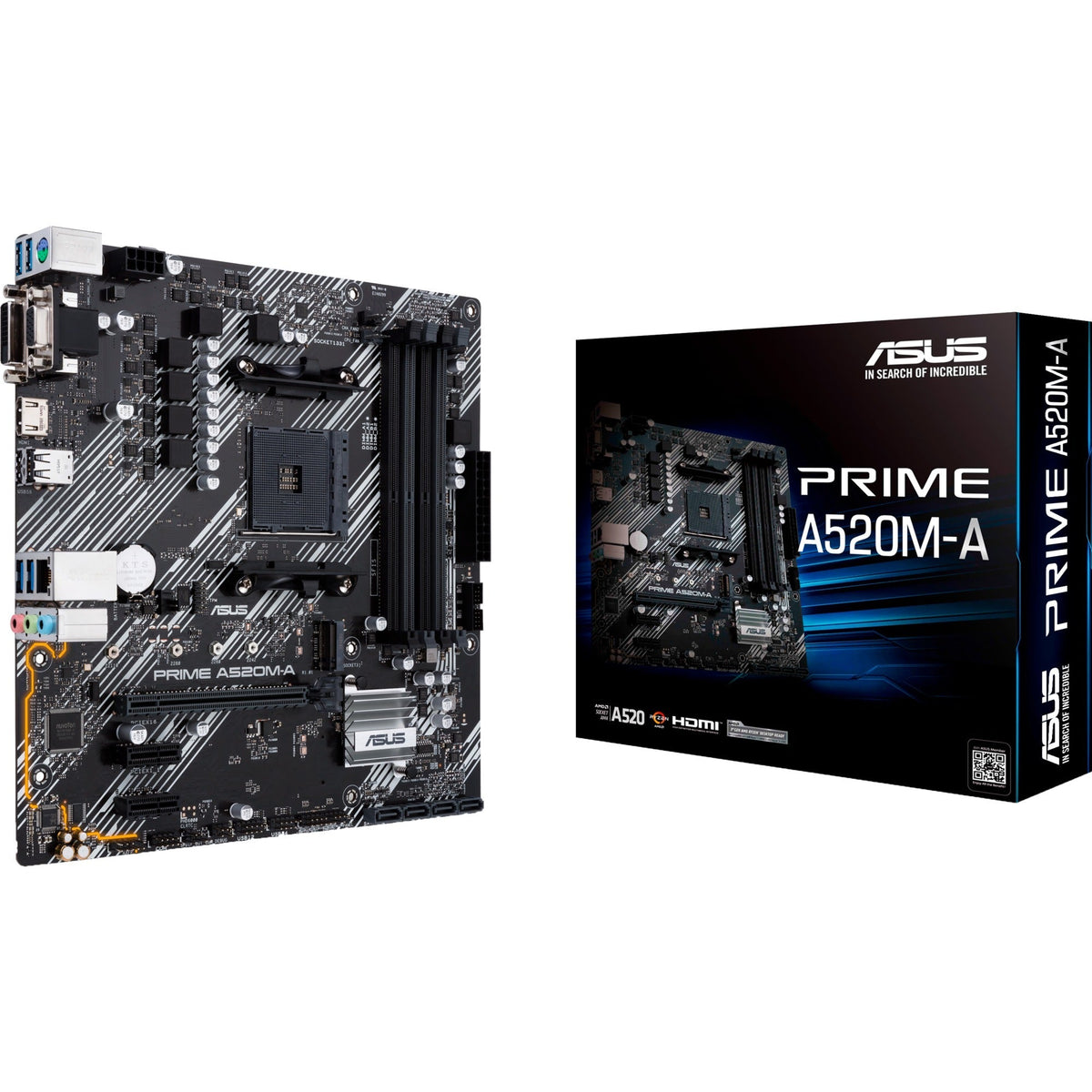ASUS PRIME A520M-A II/CSM – AM4 bundkort