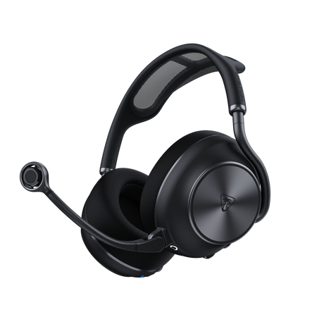 Turtle Beach Stealth Pro II – Xbox-headset, sort – Headset på mørk baggrund