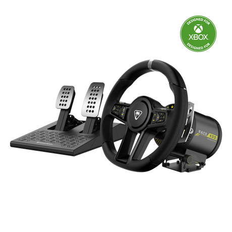Turtle Beach VelocityOne Race KD3 – Direct Drive-ratsæt – Ratsæt med ratbase og to pedaler