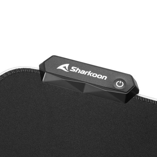 Sharkoon 1337 RGB V2 Gaming Mat 360, gaming mouse pad (black) Sharkoon