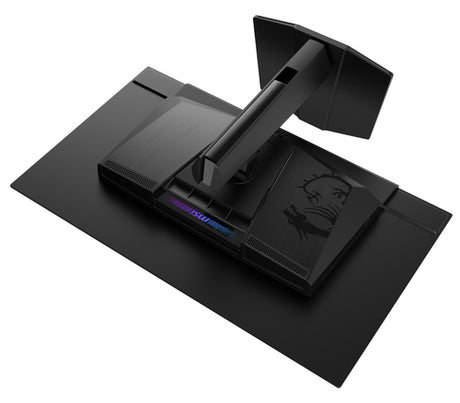 MSI MPG 321URX QD-OLED – 31,5″ gamingskærm, 3840 × 2160, 240 Hz – detalje af bagsiden