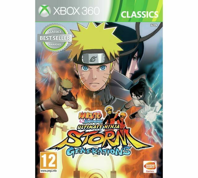 Naruto Shippuden: Ultimate Ninja Storm Generations – Classics – Xbox 360 – spilomslag