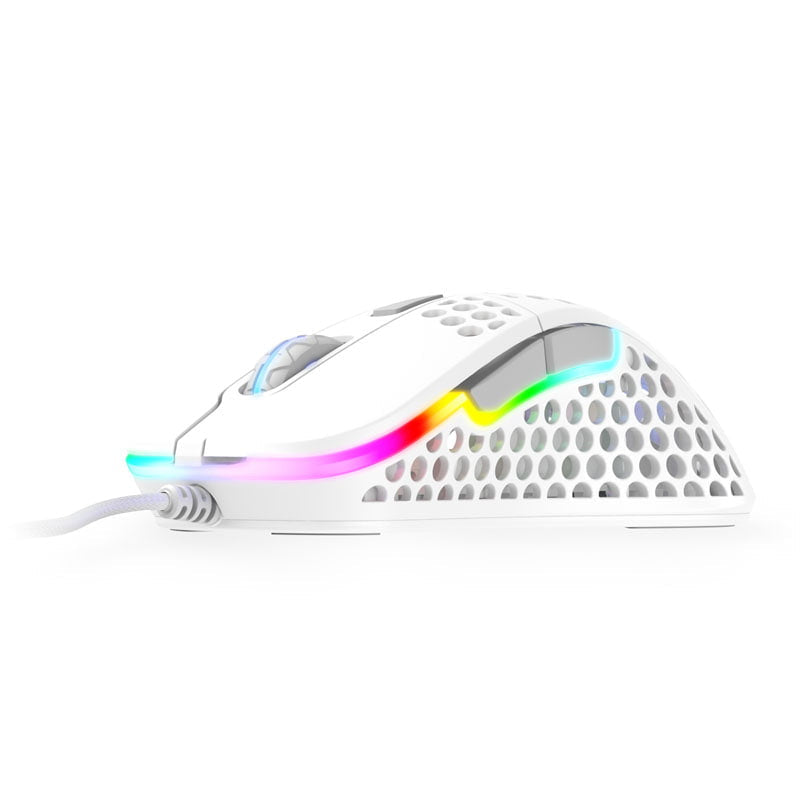 Xtrfy M4 RGB, Spelmus, Vit