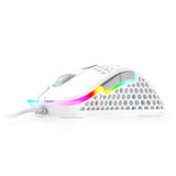 Xtrfy M4 RGB, Spelmus, Vit