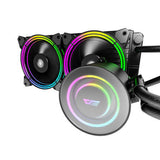 PC Vattenkylning AiO Darkflash TR240 RGB 2x 120x120 (svart)