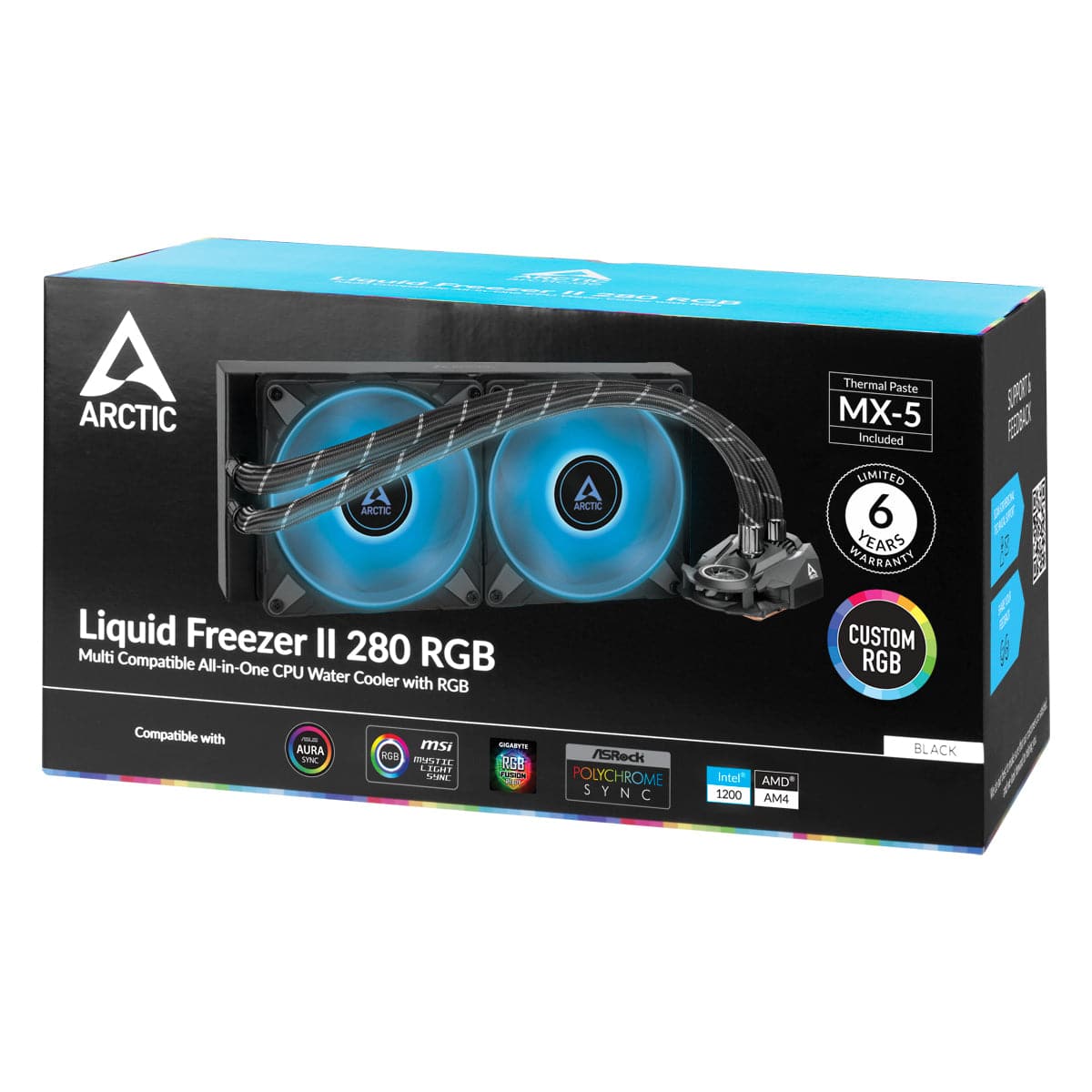 ARCTIC Liquid Freezer II 280 RGB-processors vätskekylningssystem