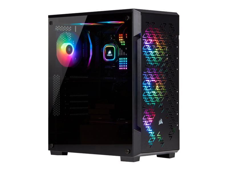 CORSAIR iCUE 220T RGB Airflow Tower ATX Svart