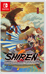 Shiren the Wanderer: The Mystery Dungeon of Serpentcoil Island – omslag til Nintendo Switch