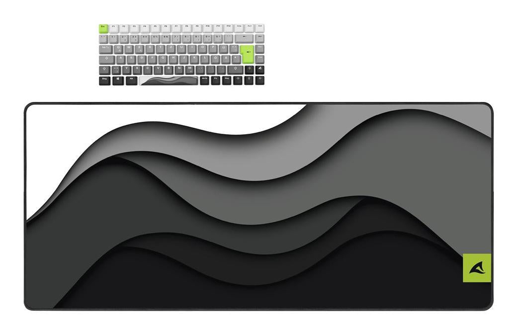 Sharkoon SKILLER SGK50 S3 Design Bundle D5 (gray/neon green) - DE Layout Sharkoon