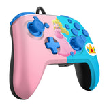 PDP Faceoff Deluxe Audio Wired Controller Peach Licensed Switch