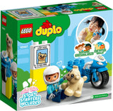 LEGO 10967 DUPLO Police Motorbike Construction Toy (Police Toy for Toddlers Aged 2+, Ideal Motor Skills Toy for Babies, Toy Motorbike) LEGO