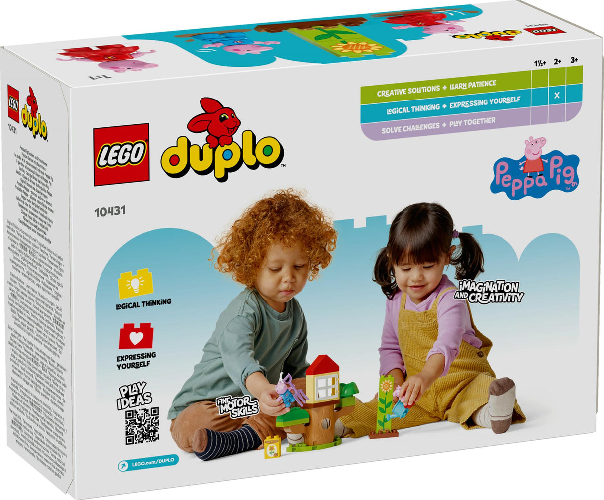 LEGO 10431 DUPLO Peppa's Garden with Tree House, construction toy LEGO