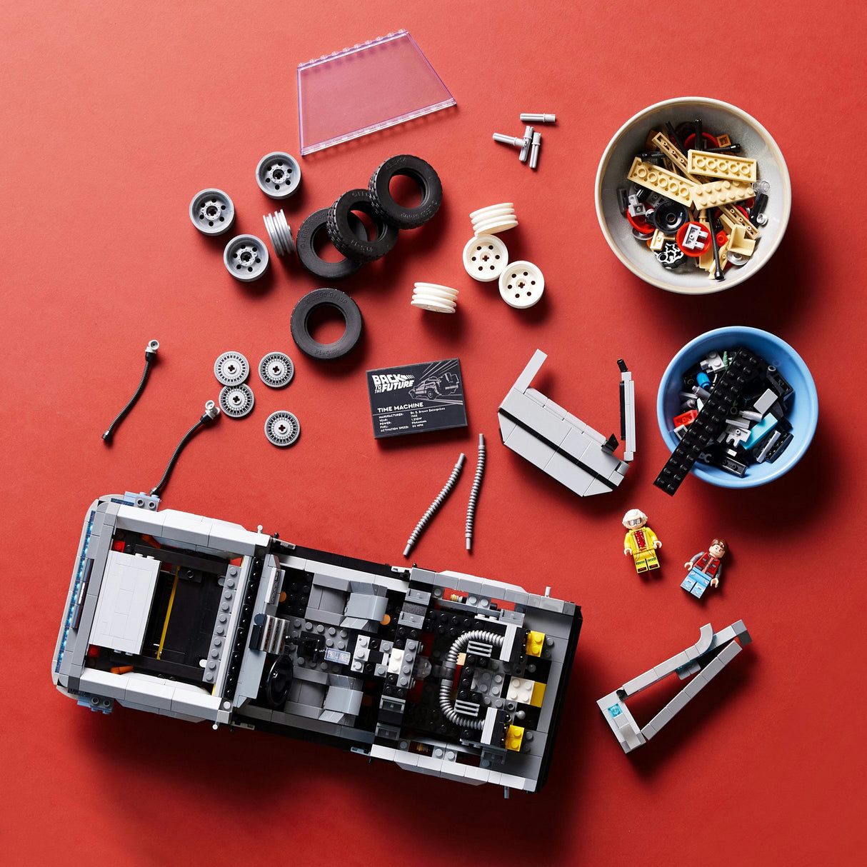 LEGO 10300 Ikoner Tillbaka Till Framtiden Time Machine Construction Toy