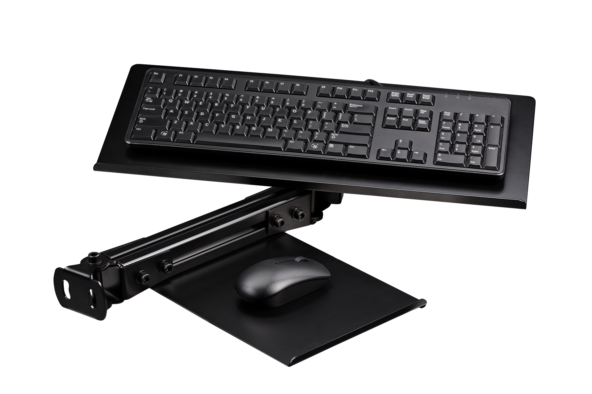 GTElite Keyboard and Mouse Tray - Svart