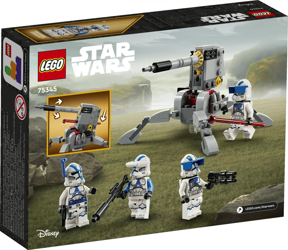 LEGO Star Wars - 501st Clone Troopers™ Battle Pack 75345