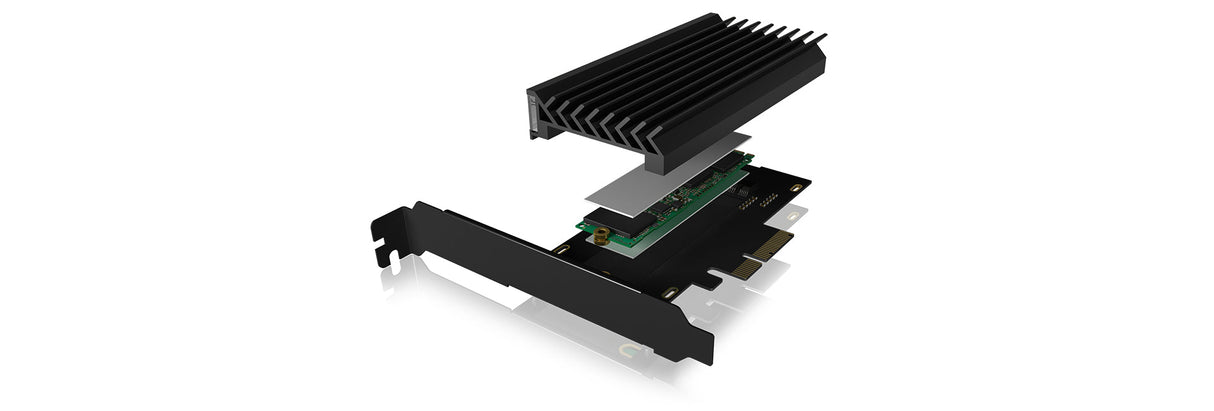 RaidSonic ICY BOX IB-PCI224M2-ARGB Gränssnittsadapter