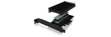RaidSonic ICY BOX IB-PCI224M2-ARGB Gränssnittsadapter