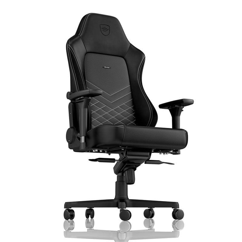 Noblechairs HERO Svart/Platina-Vit