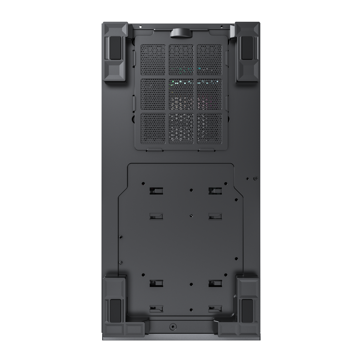 Montech Sky Two Black - Midi-torn, E-ATX, 4x ARGB PWM-fläktar