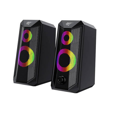 Datorhögtalare HAVIT SK202 2.0 RGB (svart)