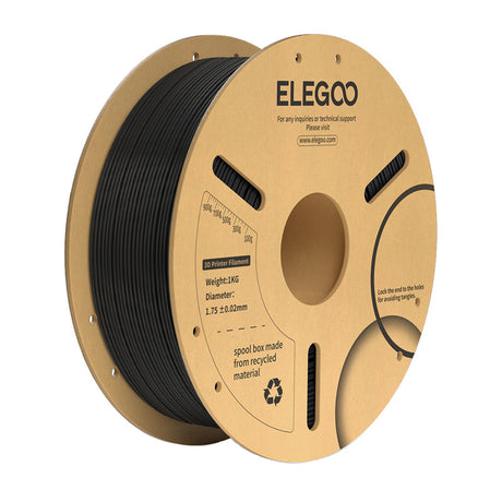 Elegoo PLA+ filament – sort, 1 kg