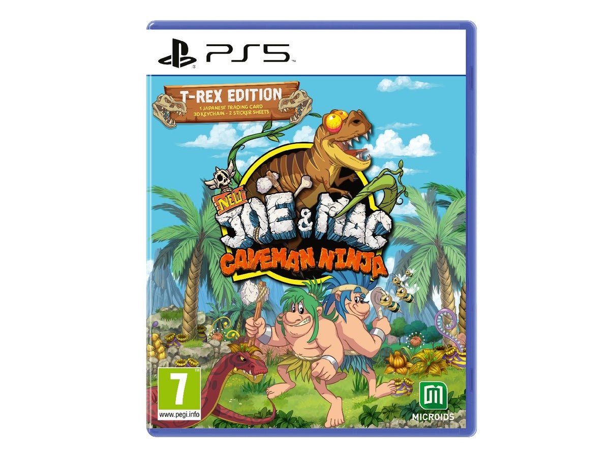 New Joe and Mac: Caveman Ninja (Limited Edition) – PlayStation 5 – spilomslag
