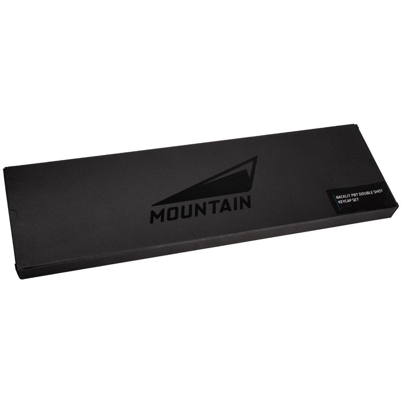 Mountain PBT Keycap Set - ANSI - Svart