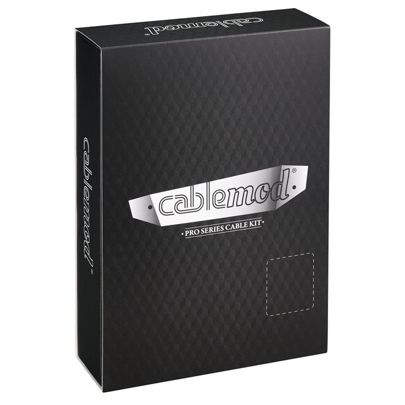 CableMod PRO ModMesh C-Series RMi RMx Cable Kit - Svart/vit