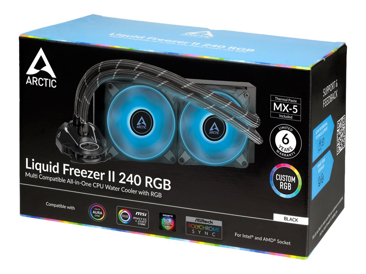 ARCTIC Liquid Freezer II 240 RGB-processors vätskekylningssystem