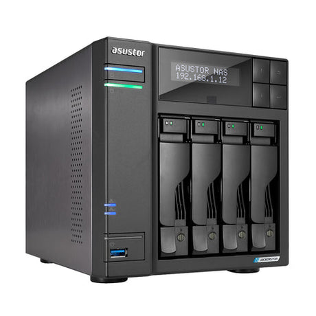 Asustor LOCKERSTOR 4 Gen2+ – set skråt forfra