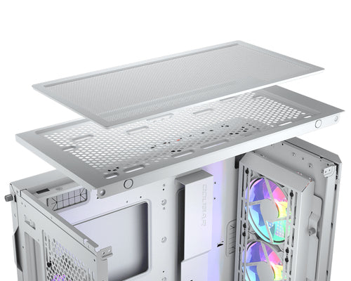 COUGAR Duoface Pro ARGB, hvid kabinet – produktdetalje