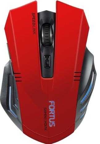 SpeedLink Fortus Gaming Mouse Trådlös / Svart