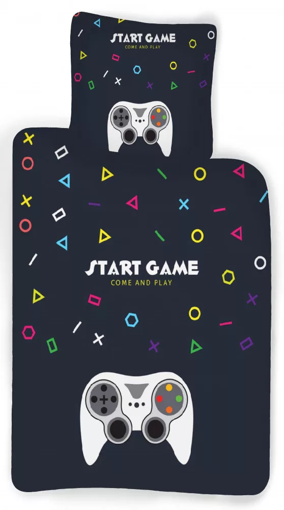 Gamer Sänglinne Start Game - 140×200 Cm