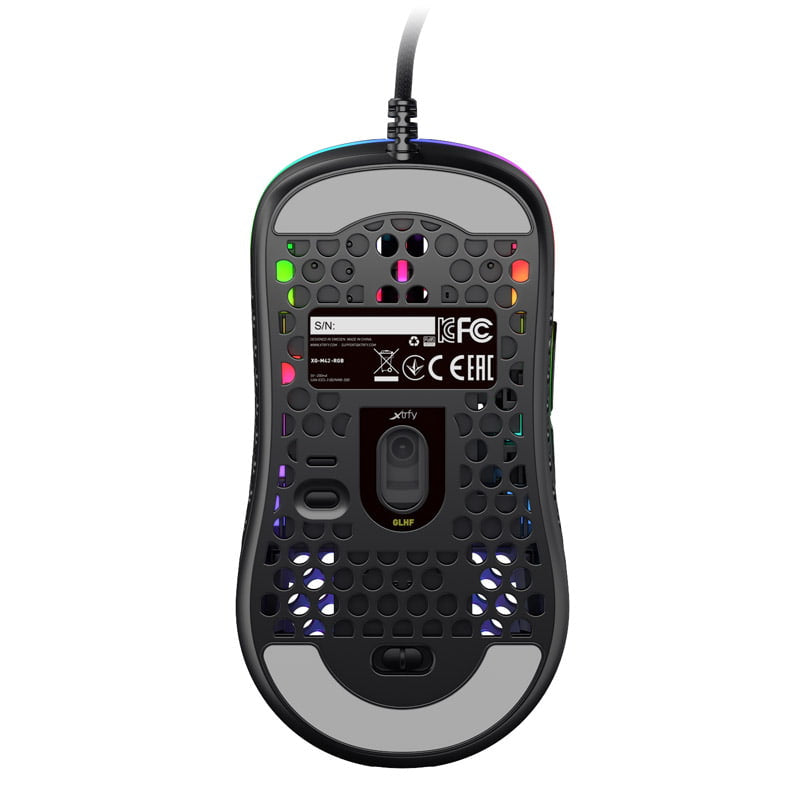 Xtrfy M42 RGB, Spelmus, Svart