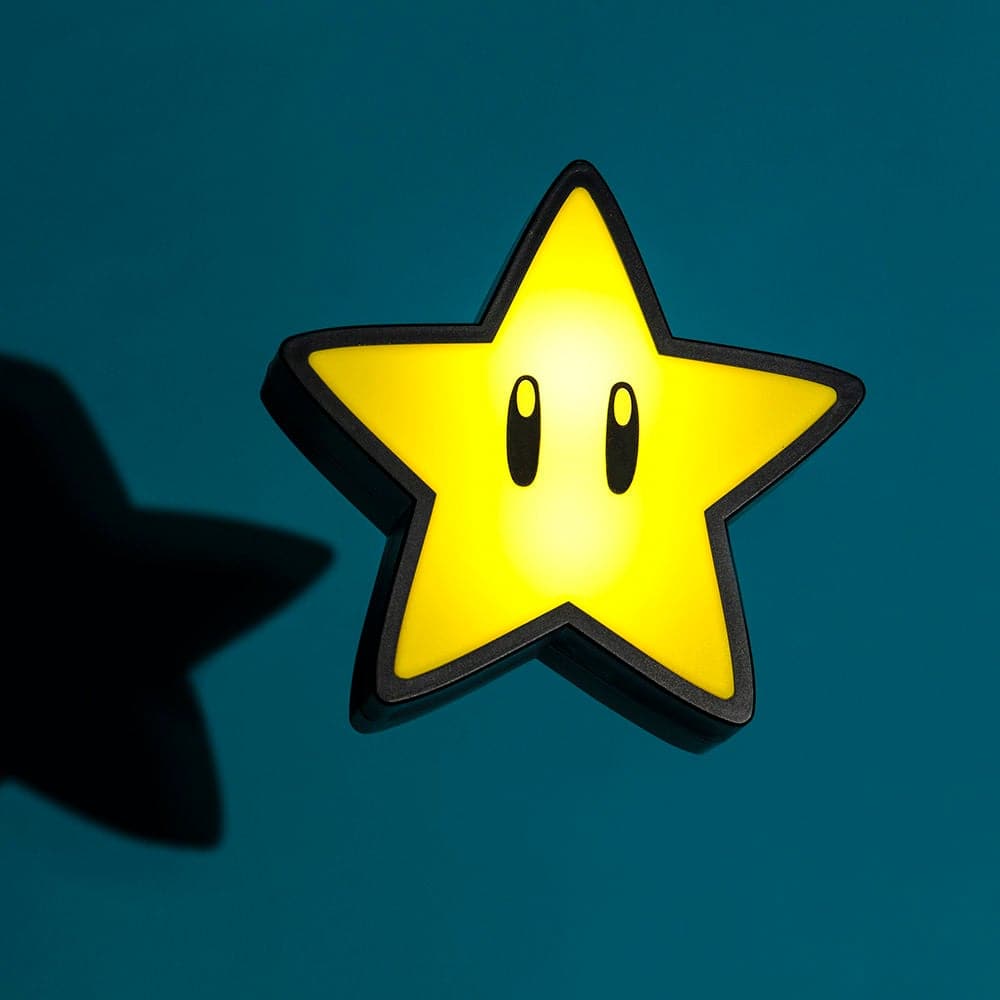 Super Mario Star Lampa Med Ljud