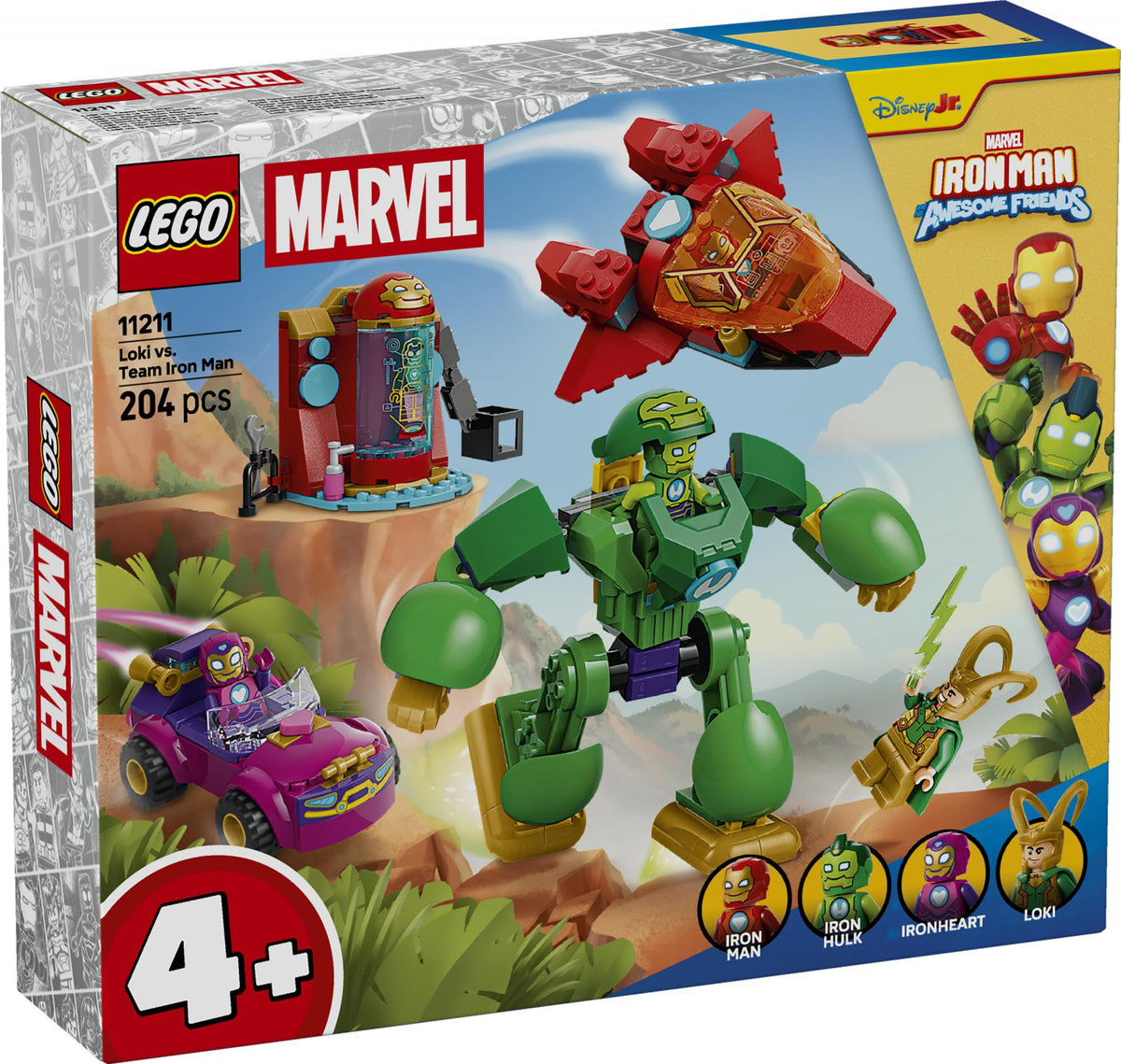 LEGO - Disney Junior Marvel - Loki vs. Team Iron Man (11211) LEGO