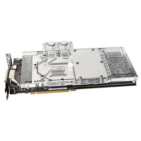 Thermaltake Pacific V-GTX 1080Ti Transparent (ASUS ROG) Fulddække til flydende kølesystem-vandblok til videokort 1-pack Transparent Thermaltake Technology