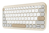 ASUS Marshmallow KW100 beige/grå – set skråt fra siden
