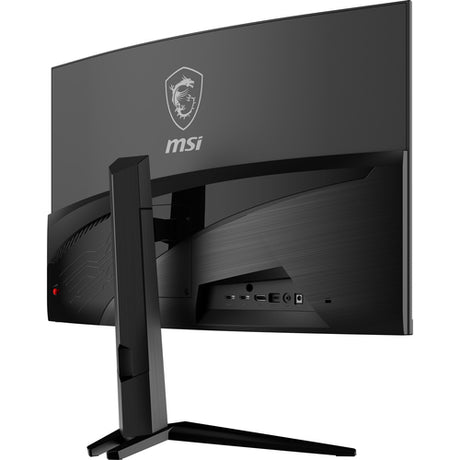 MSI MAG 321CUPDF – 31,5″ buet 4K-gamingskærm, 160 Hz – bagside set skråt