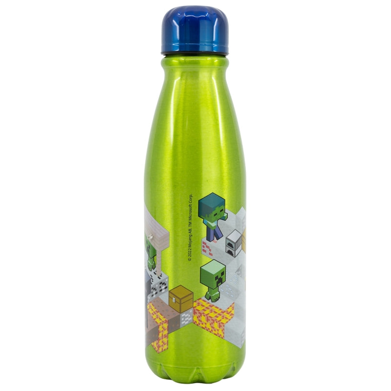 Dricksflaska Av Aluminium 600 Ml - Minecraft-tema