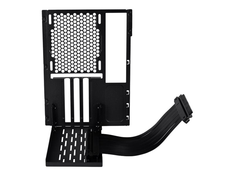 Lian Li O11D-1X-4 Mini Riser Card + PCI Slot Cover - PCIe 4.0 - 200mm - Svart