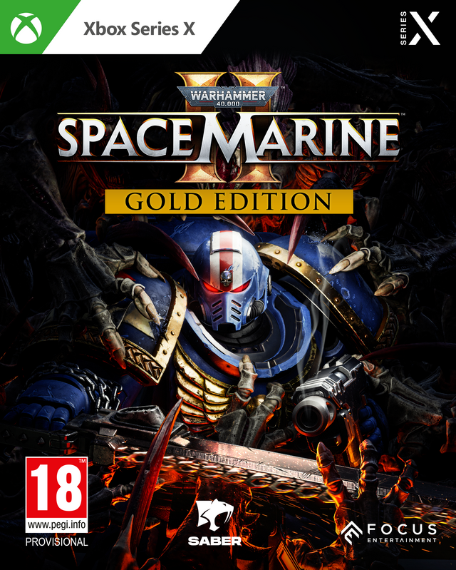 Warhammer 40,000: Space Marine 2 – Gold Edition – europæisk import – Xbox Series X – spilomslag