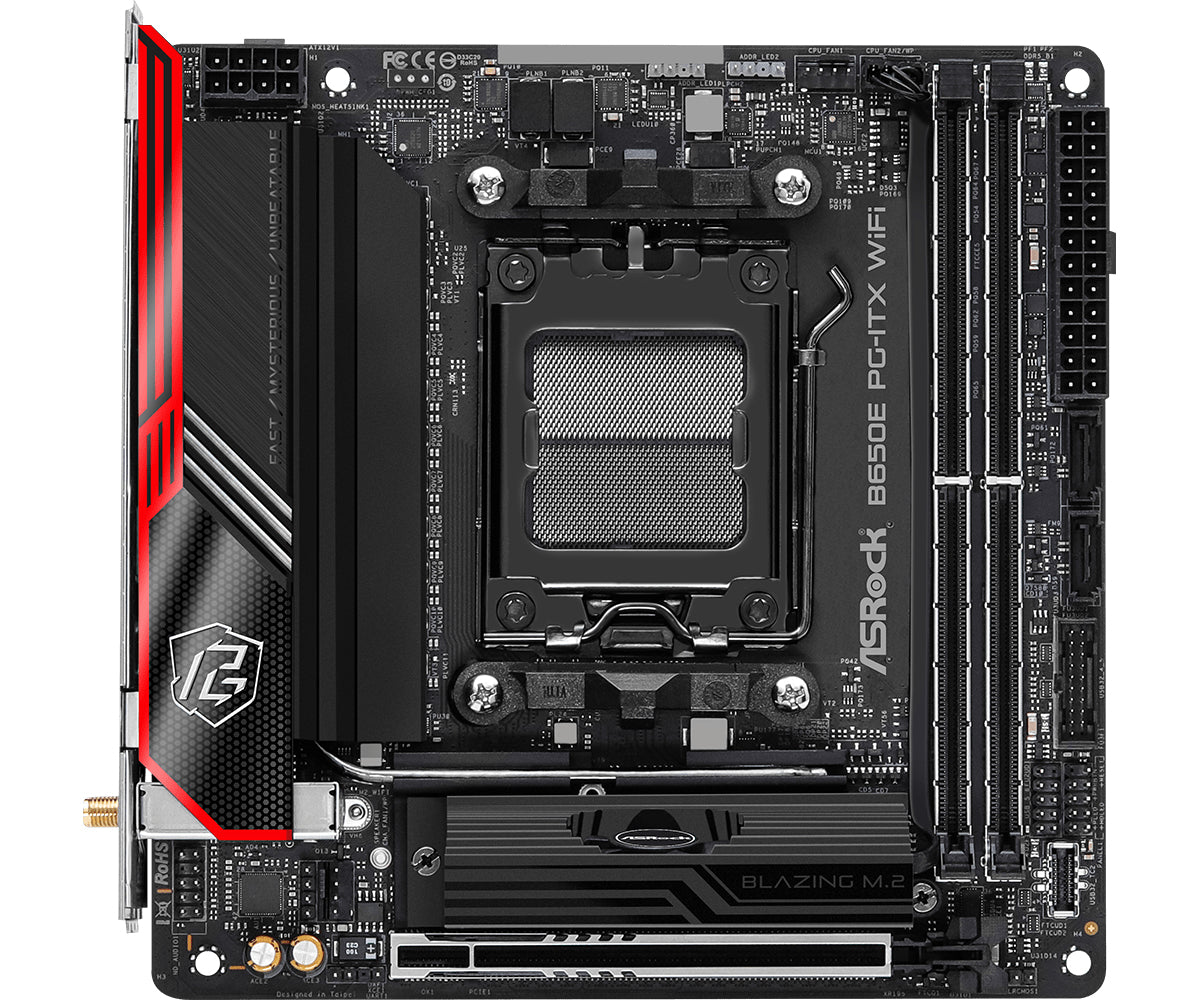 ASRock B650E PG-ITX WiFi Mini ITX AM5 AMD B650