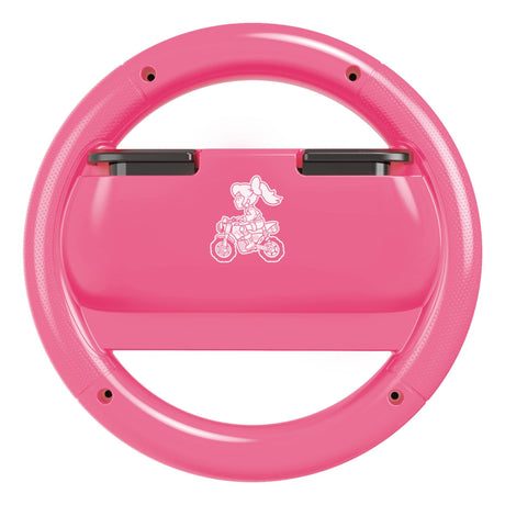 HORI - Racing Wheel Attachment Set for Switch 2 - Peach - Large HORI