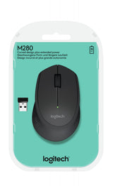 Logitech - Wireless Mouse M280 Black Logitech